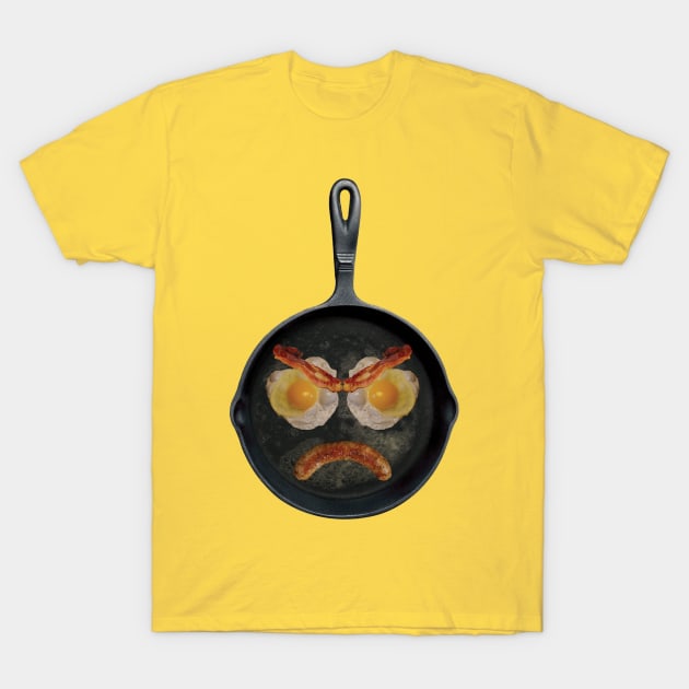 Angry Breakfast T-Shirt by lilmousepunk